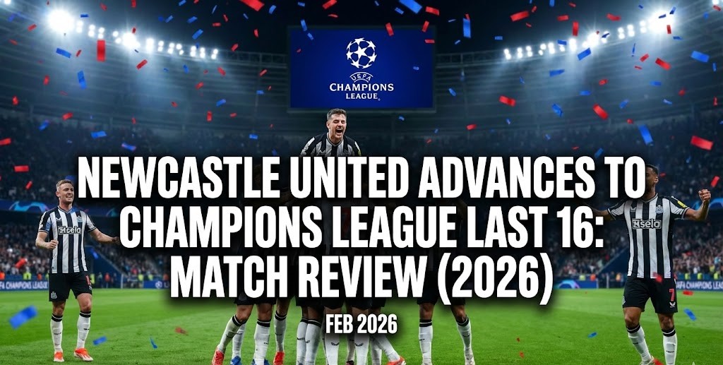 Joelinton sharing his joy with the fans and teammate Nick Woltemade after scoring a volley for Newcastle United at St James' Park.