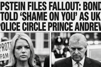 Attorney General Pam Bondi testifying before a congressional committee regarding the Jeffrey Epstein files.