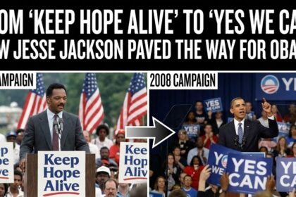 Jesse Jackson speaking at the 1988 Democratic National Convention.