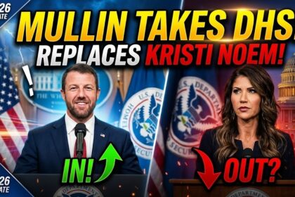 Senator Markwayne Mullin at the U.S. Capitol following his nomination for Secretary of Homeland Security.