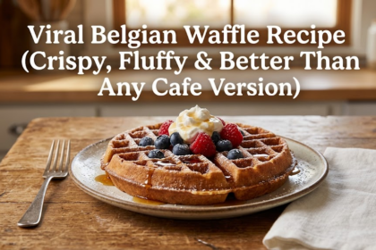 Belgian waffle recipe