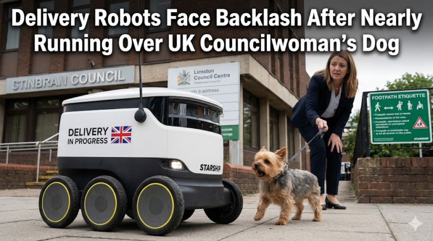 Delivery robots backlash