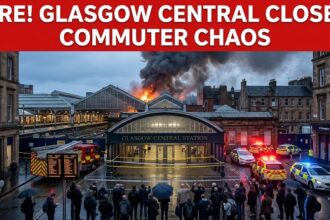 Glasgow Central Station Closed