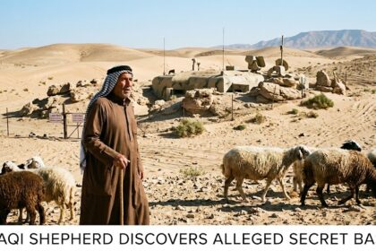 Israeli military base in Iraq's Anbar province by a local shepherd