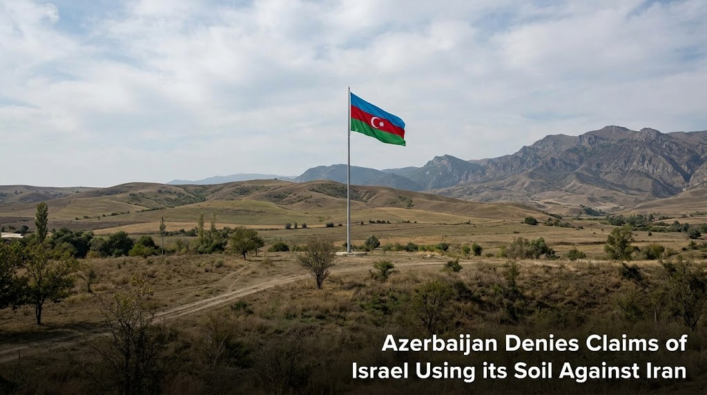 Map showing the 700km border between Azerbaijan and Iran, highlighting the sensitive geopolitical proximity.