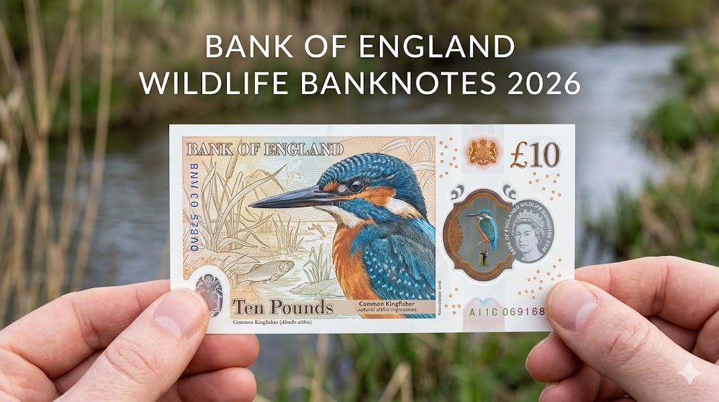 A close-up shot focusing on the intricate guilloche patterns and holographic security threads of a modern polymer banknote.